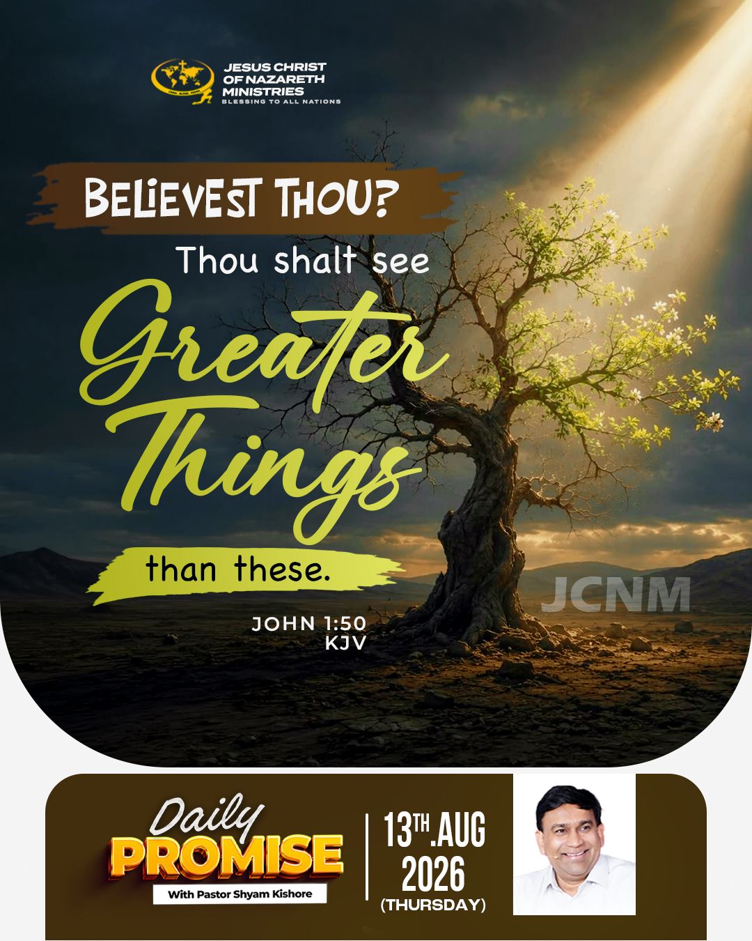 Daily Promise — 13 August 2026 (English)