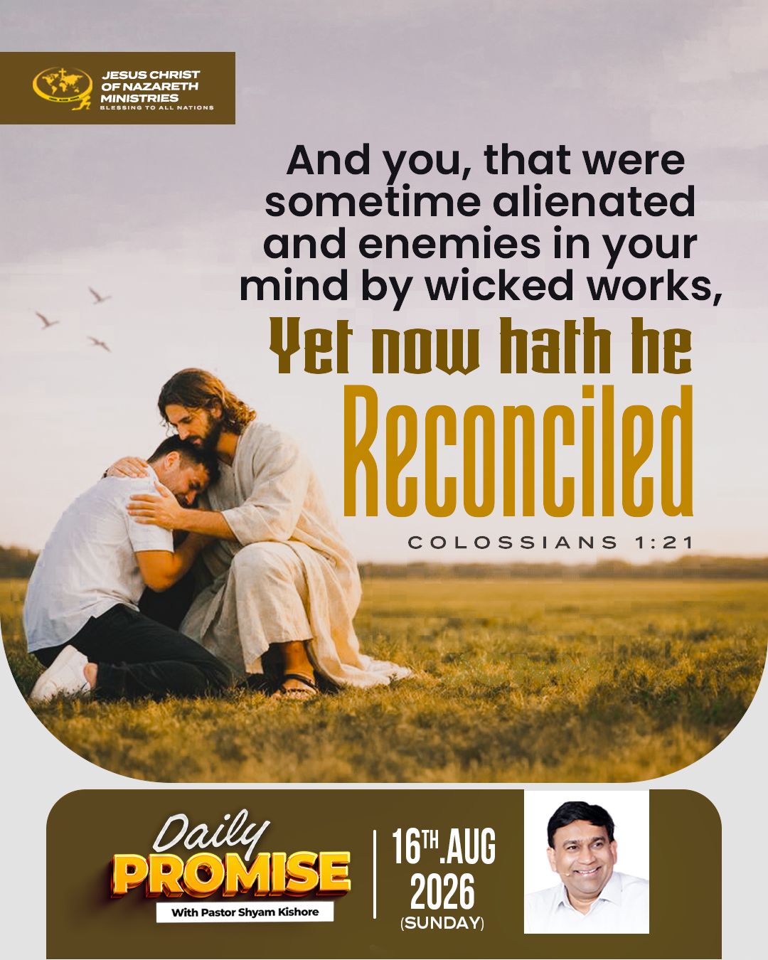 Daily Promise — 16 August 2026 (English)
