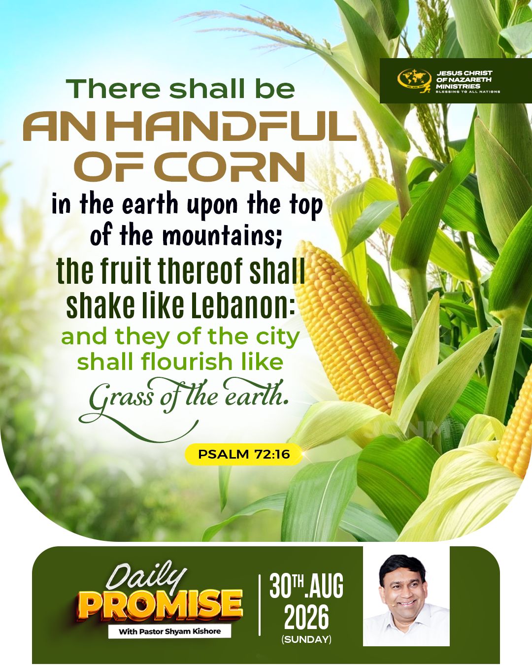 Daily Promise — 30 August 2026 (English)