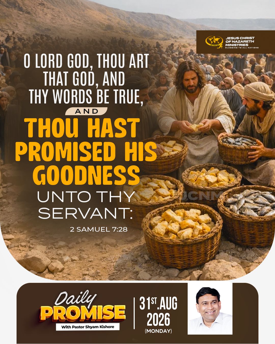 Daily Promise — 31 August 2026 (English)